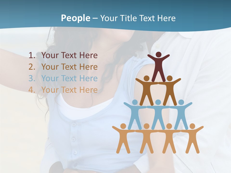 Sea Sky White PowerPoint Template