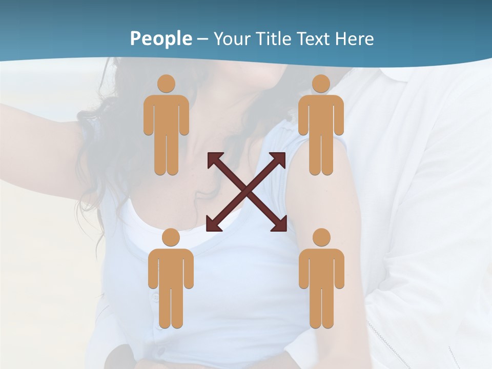 Sea Sky White PowerPoint Template