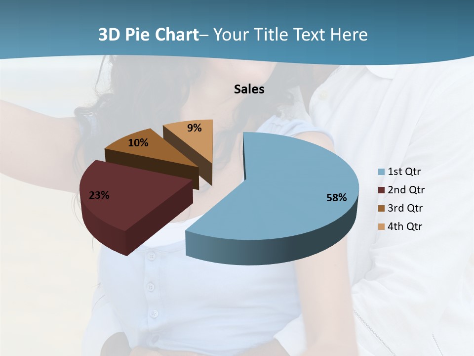 Sea Sky White PowerPoint Template