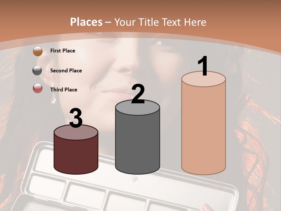 Salon Fashion Comb PowerPoint Template