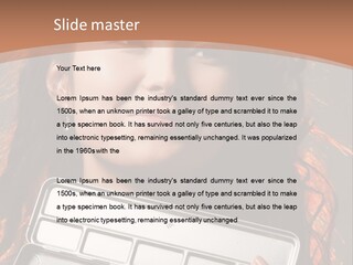 Salon Fashion Comb PowerPoint Template