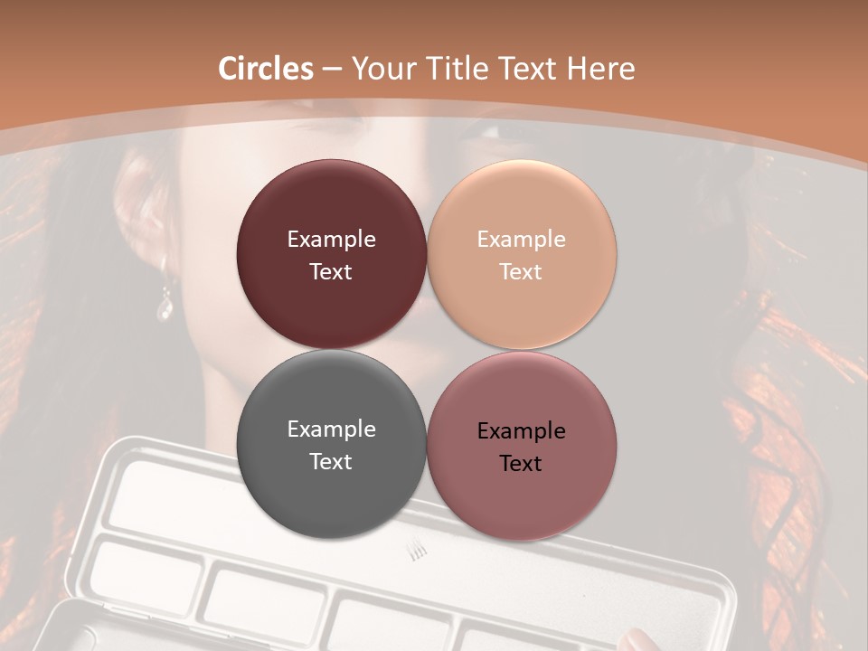 Salon Fashion Comb PowerPoint Template