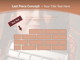 Salon Fashion Comb PowerPoint Template