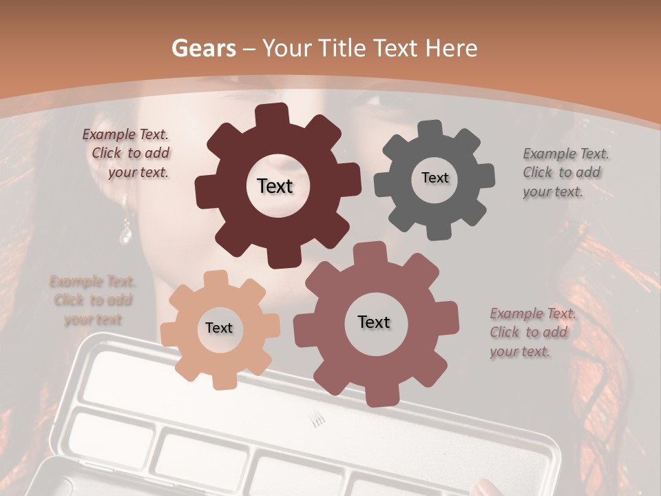 Salon Fashion Comb PowerPoint Template