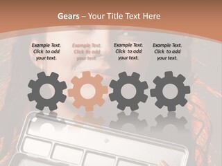 Salon Fashion Comb PowerPoint Template