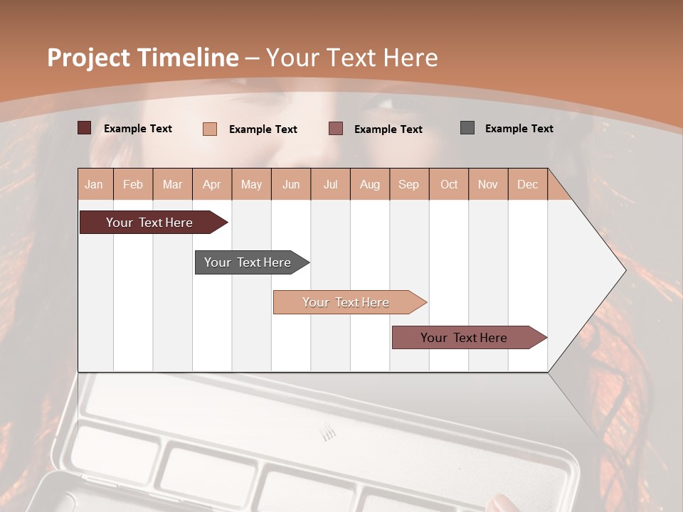 Salon Fashion Comb PowerPoint Template