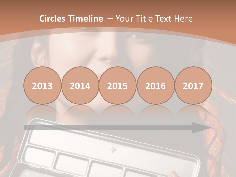 Salon Fashion Comb PowerPoint Template