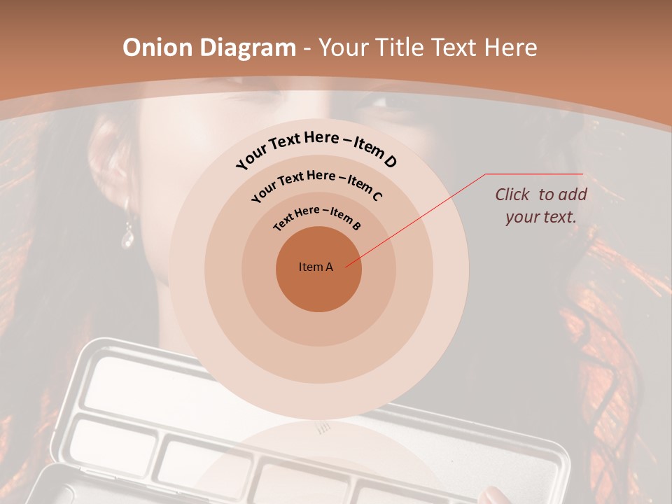 Salon Fashion Comb PowerPoint Template