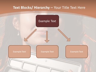 Salon Fashion Comb PowerPoint Template