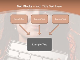 Salon Fashion Comb PowerPoint Template