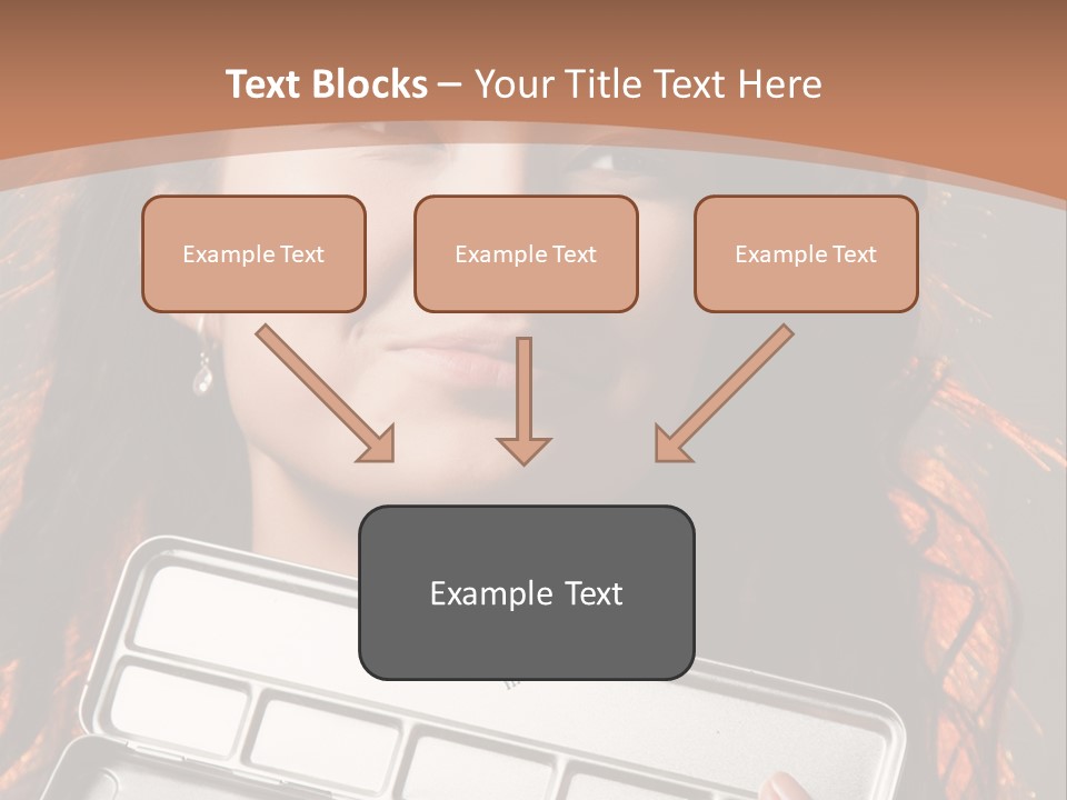 Salon Fashion Comb PowerPoint Template