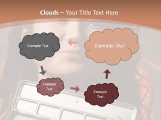 Salon Fashion Comb PowerPoint Template