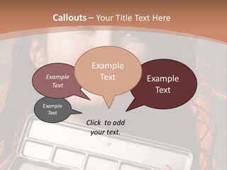 Salon Fashion Comb PowerPoint Template