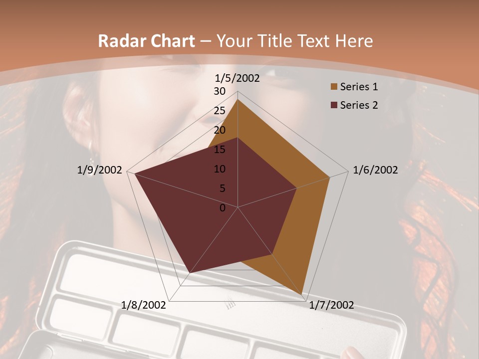Salon Fashion Comb PowerPoint Template