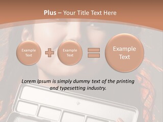 Salon Fashion Comb PowerPoint Template