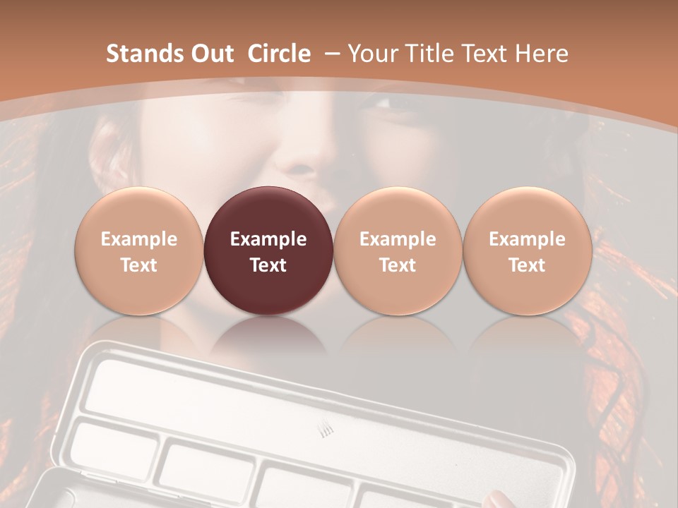 Salon Fashion Comb PowerPoint Template