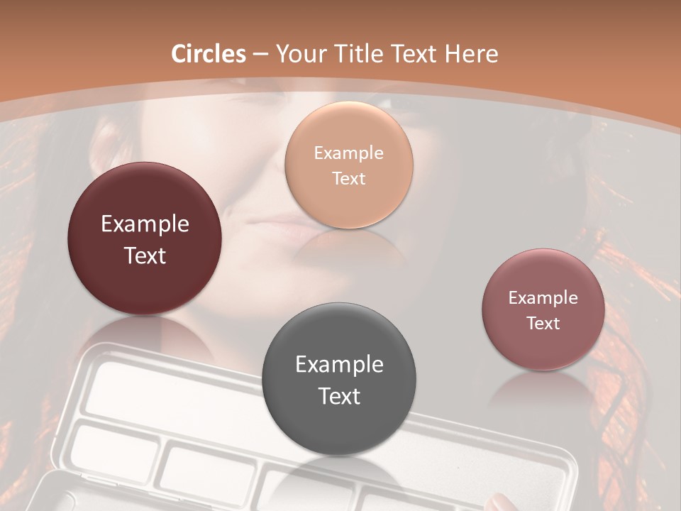 Salon Fashion Comb PowerPoint Template