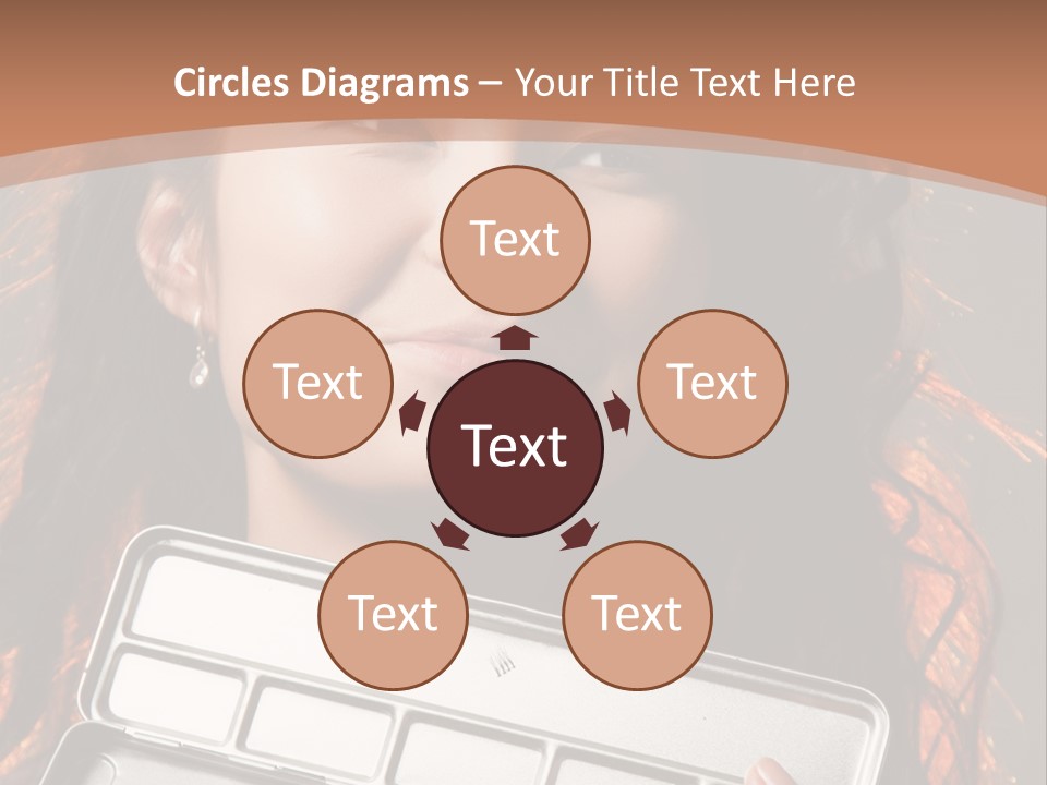 Salon Fashion Comb PowerPoint Template