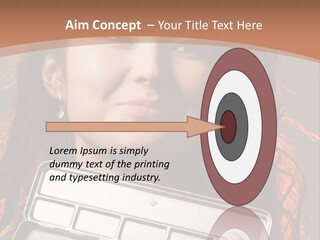 Salon Fashion Comb PowerPoint Template