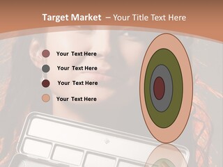 Salon Fashion Comb PowerPoint Template