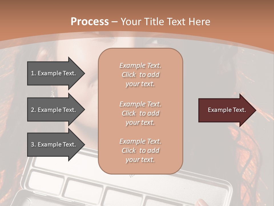 Salon Fashion Comb PowerPoint Template