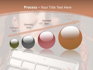 Salon Fashion Comb PowerPoint Template