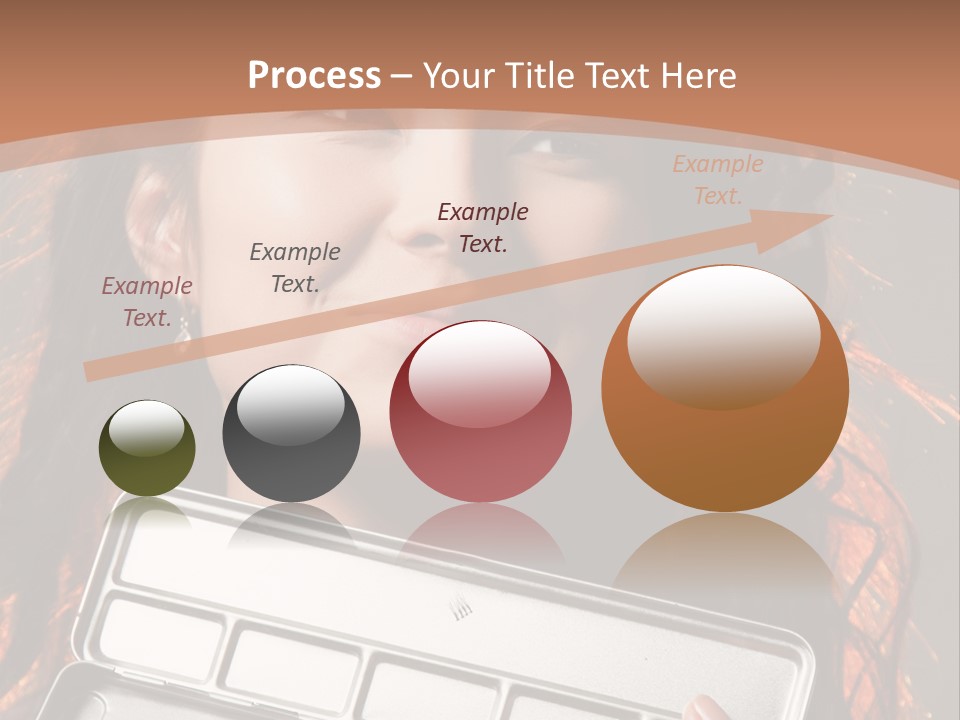 Salon Fashion Comb PowerPoint Template