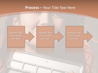 Salon Fashion Comb PowerPoint Template