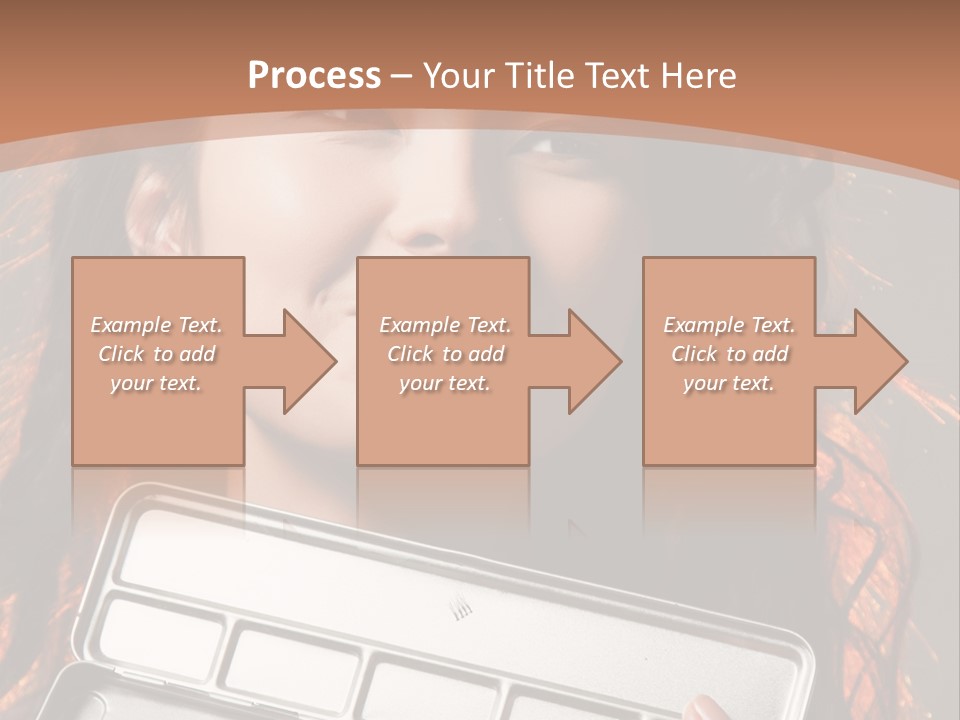 Salon Fashion Comb PowerPoint Template