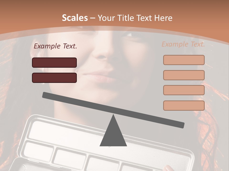 Salon Fashion Comb PowerPoint Template
