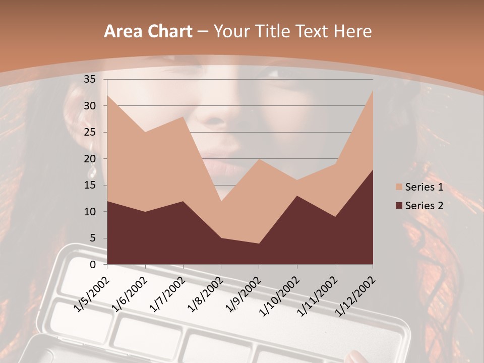 Salon Fashion Comb PowerPoint Template
