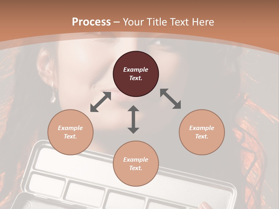 Salon Fashion Comb PowerPoint Template