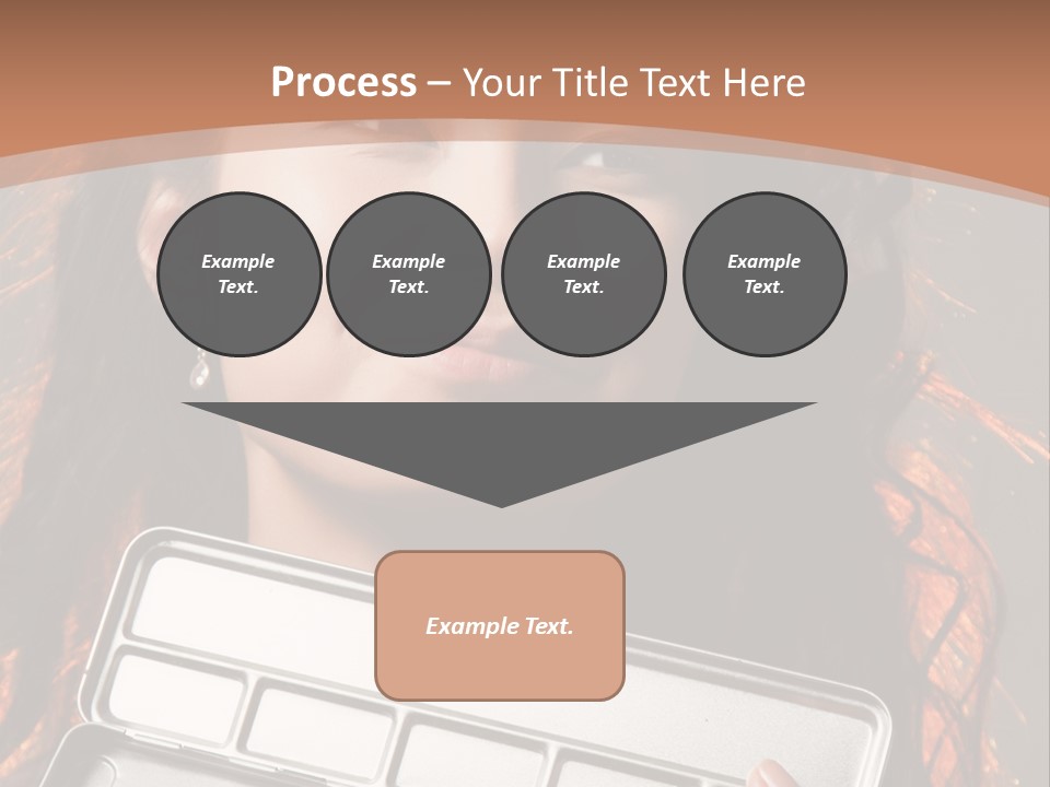 Salon Fashion Comb PowerPoint Template