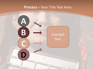 Salon Fashion Comb PowerPoint Template