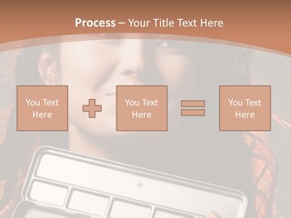 Salon Fashion Comb PowerPoint Template