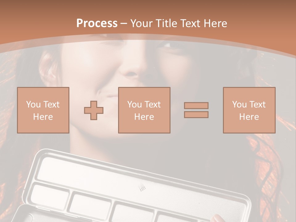 Salon Fashion Comb PowerPoint Template
