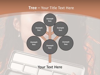 Salon Fashion Comb PowerPoint Template