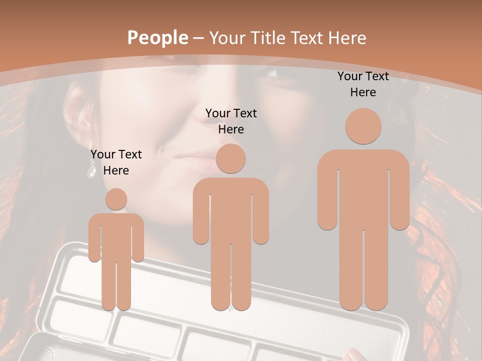 Salon Fashion Comb PowerPoint Template