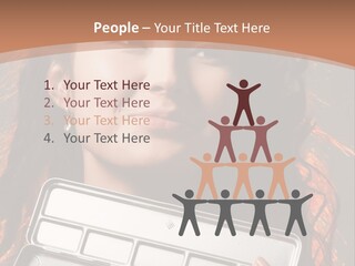 Salon Fashion Comb PowerPoint Template