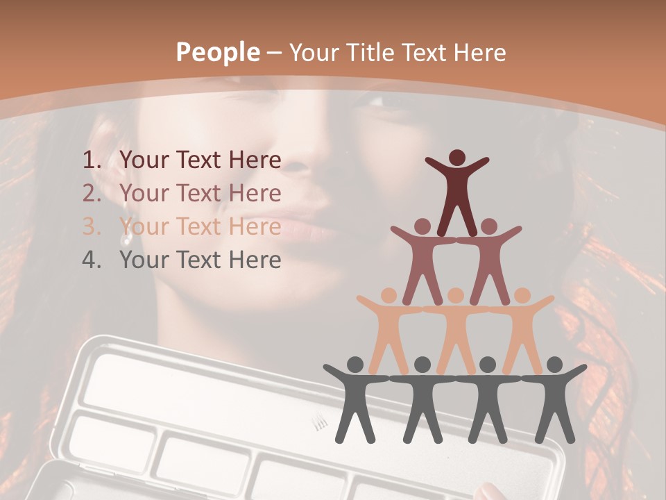 Salon Fashion Comb PowerPoint Template