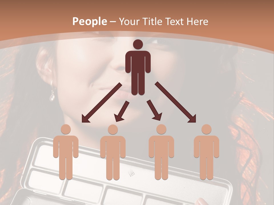 Salon Fashion Comb PowerPoint Template