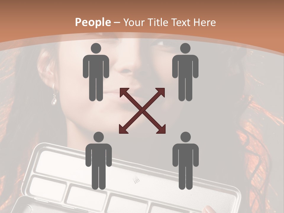 Salon Fashion Comb PowerPoint Template