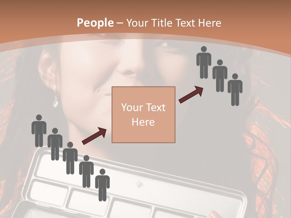 Salon Fashion Comb PowerPoint Template