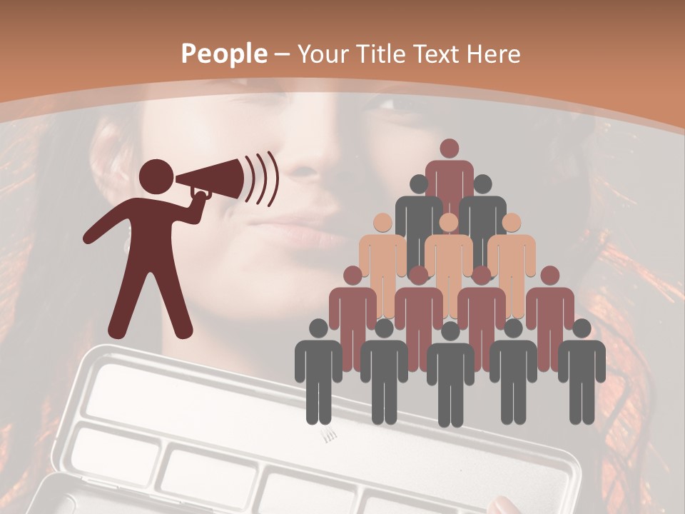Salon Fashion Comb PowerPoint Template