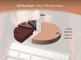 Salon Fashion Comb PowerPoint Template