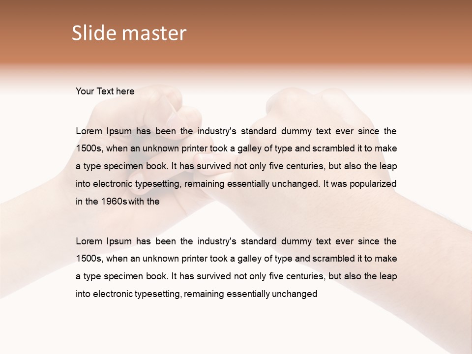 Small Childhood Looking PowerPoint Template