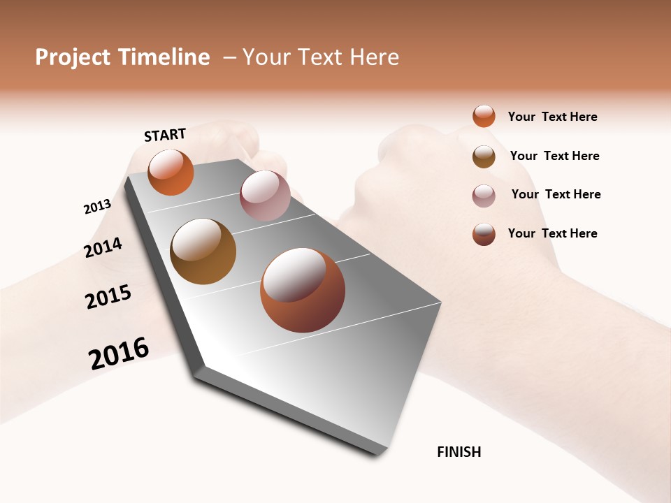 Small Childhood Looking PowerPoint Template
