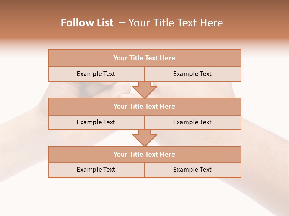 Small Childhood Looking PowerPoint Template