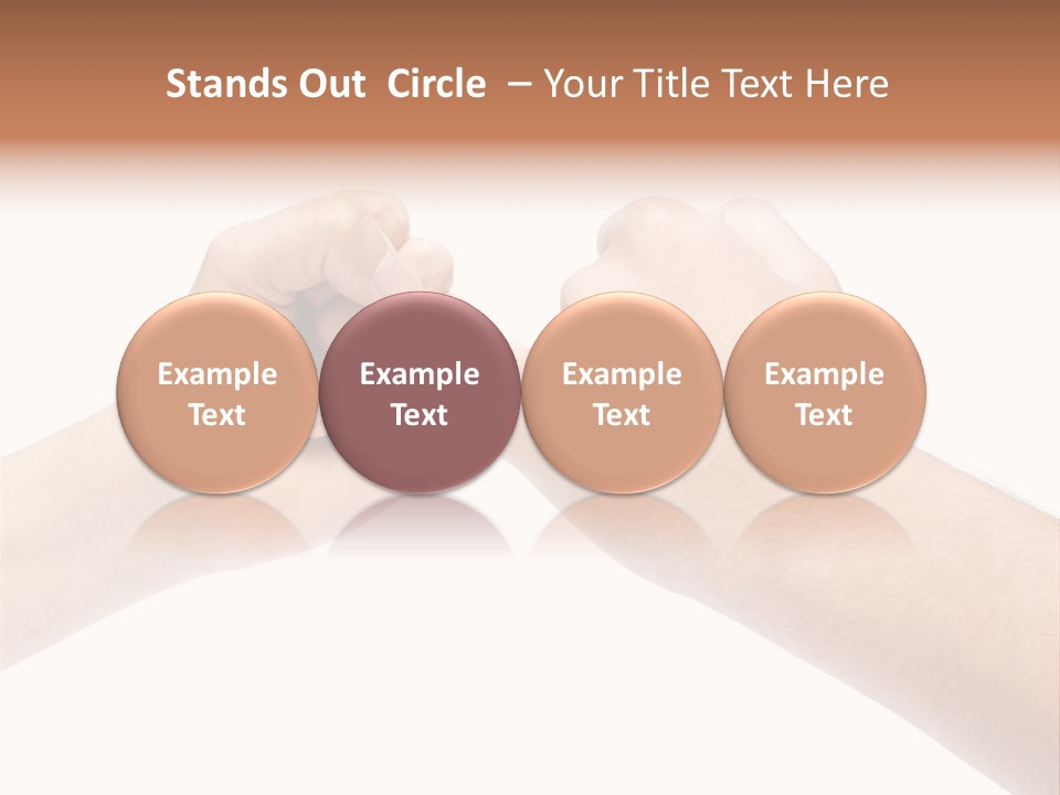 Small Childhood Looking PowerPoint Template