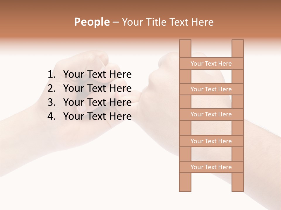 Small Childhood Looking PowerPoint Template
